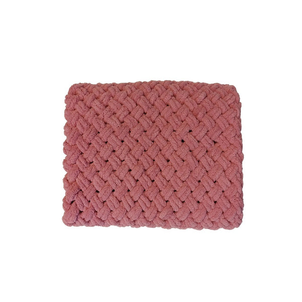 Šiltas megztas pledukas