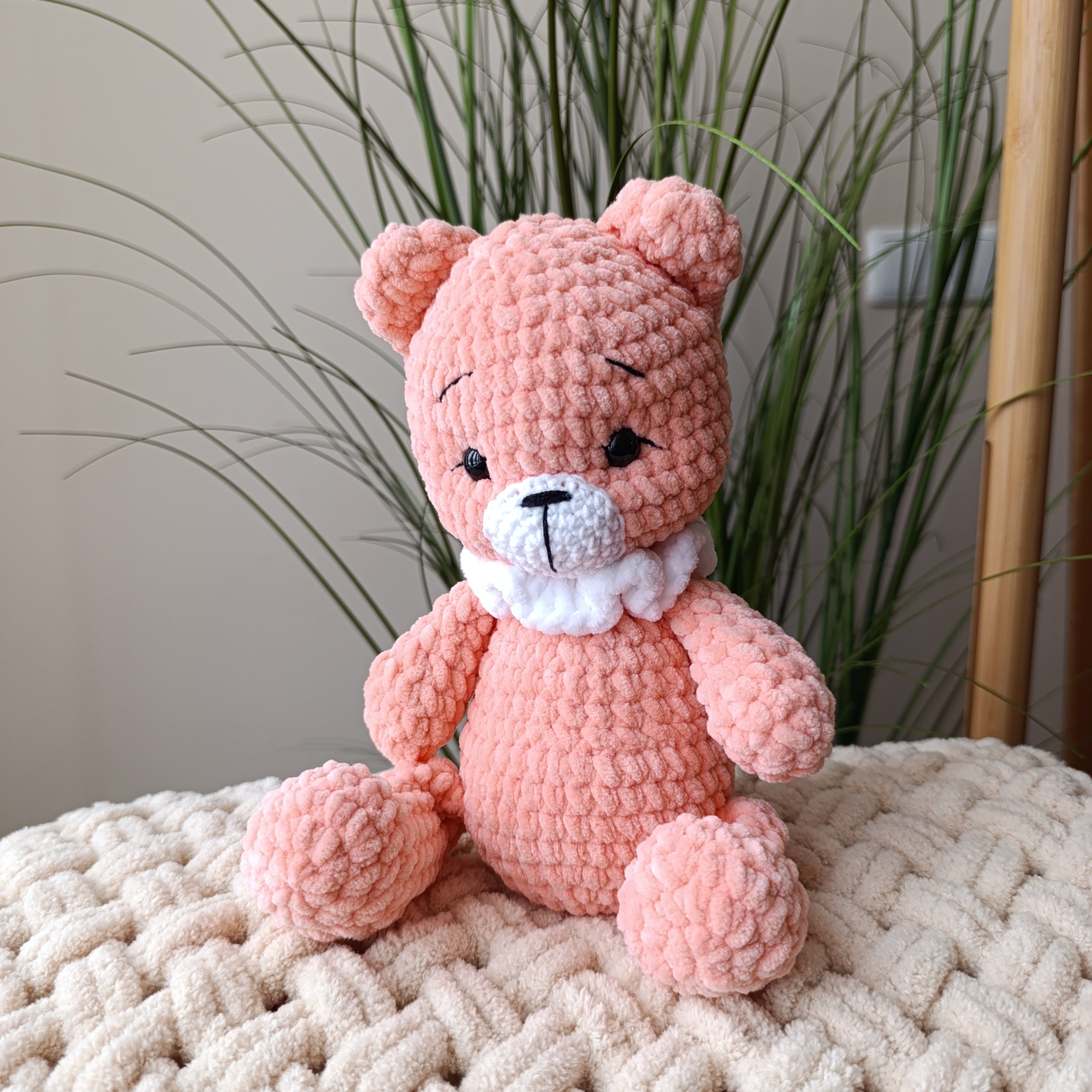 Žaisliukas meškiukas iš Himalaya Dolphin Baby siūlų