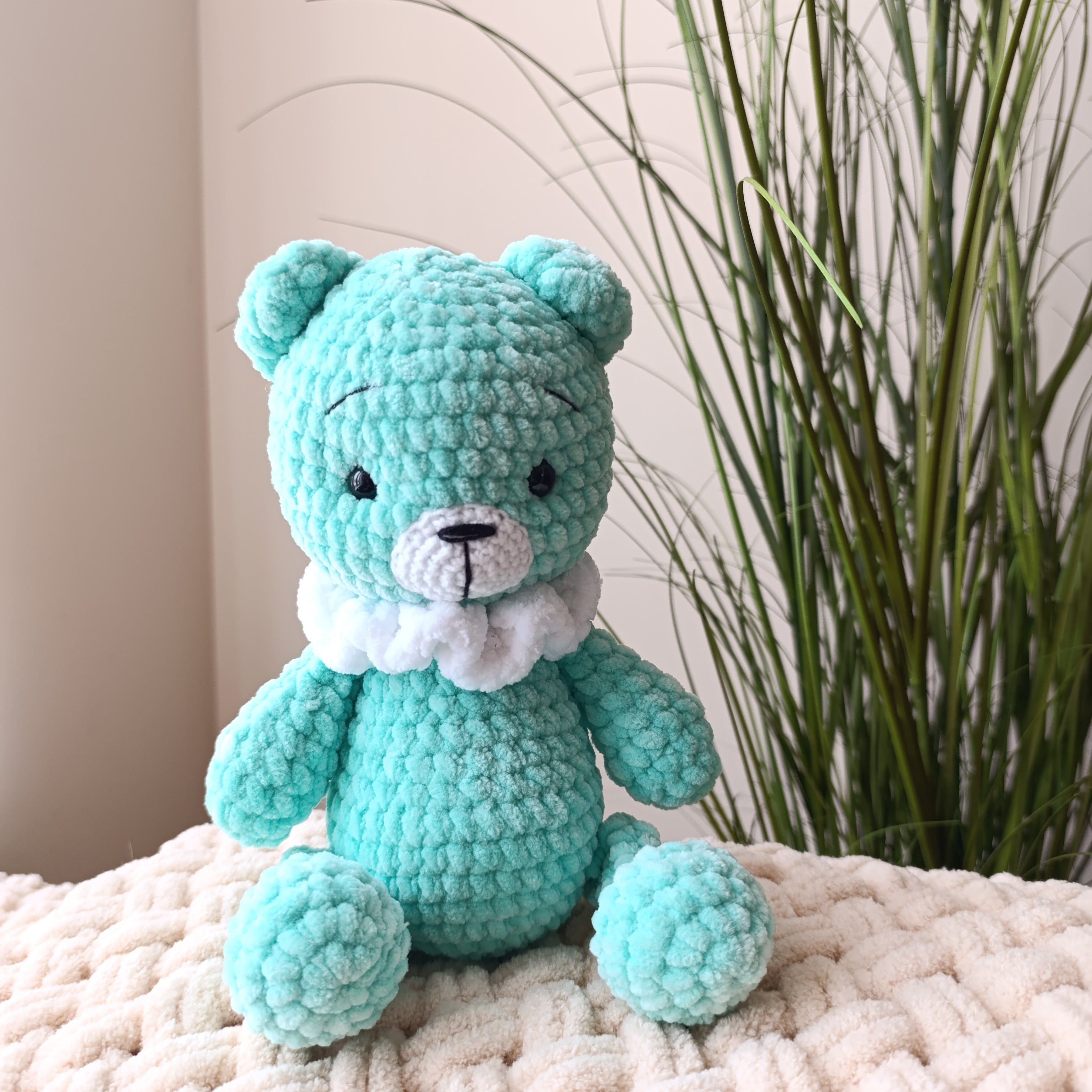 Žaisliukas meškiukas iš Himalaya Dolphin Baby siūlų