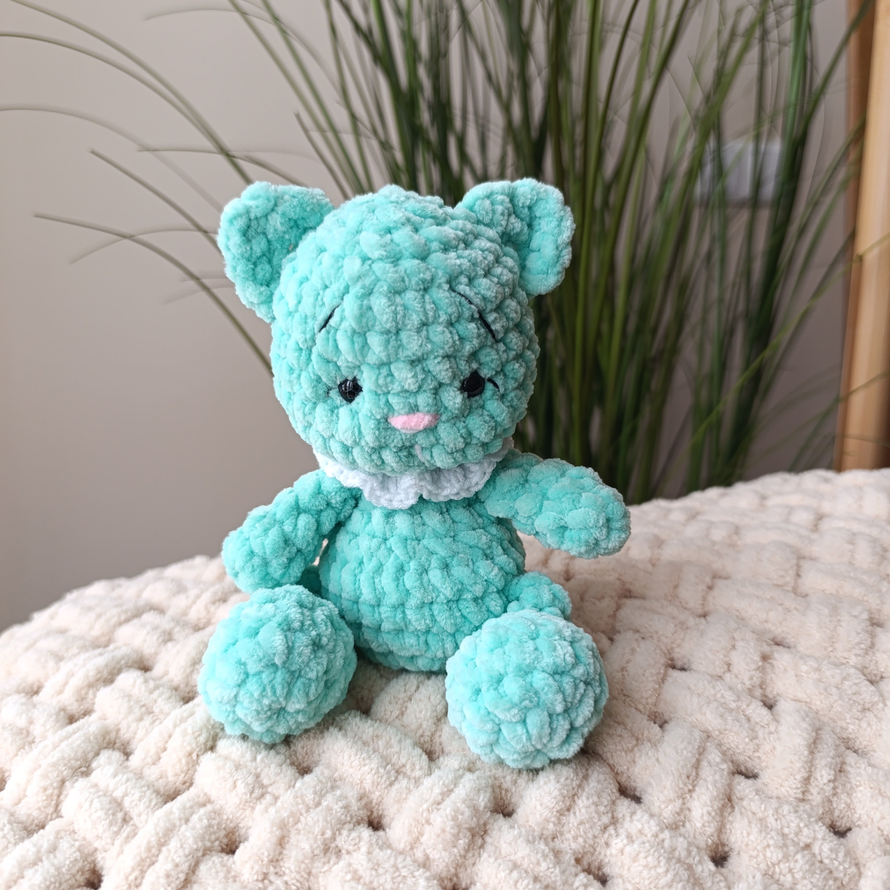 Žaisliukas kačiukas iš Himalaya Dolphin Baby siūlų