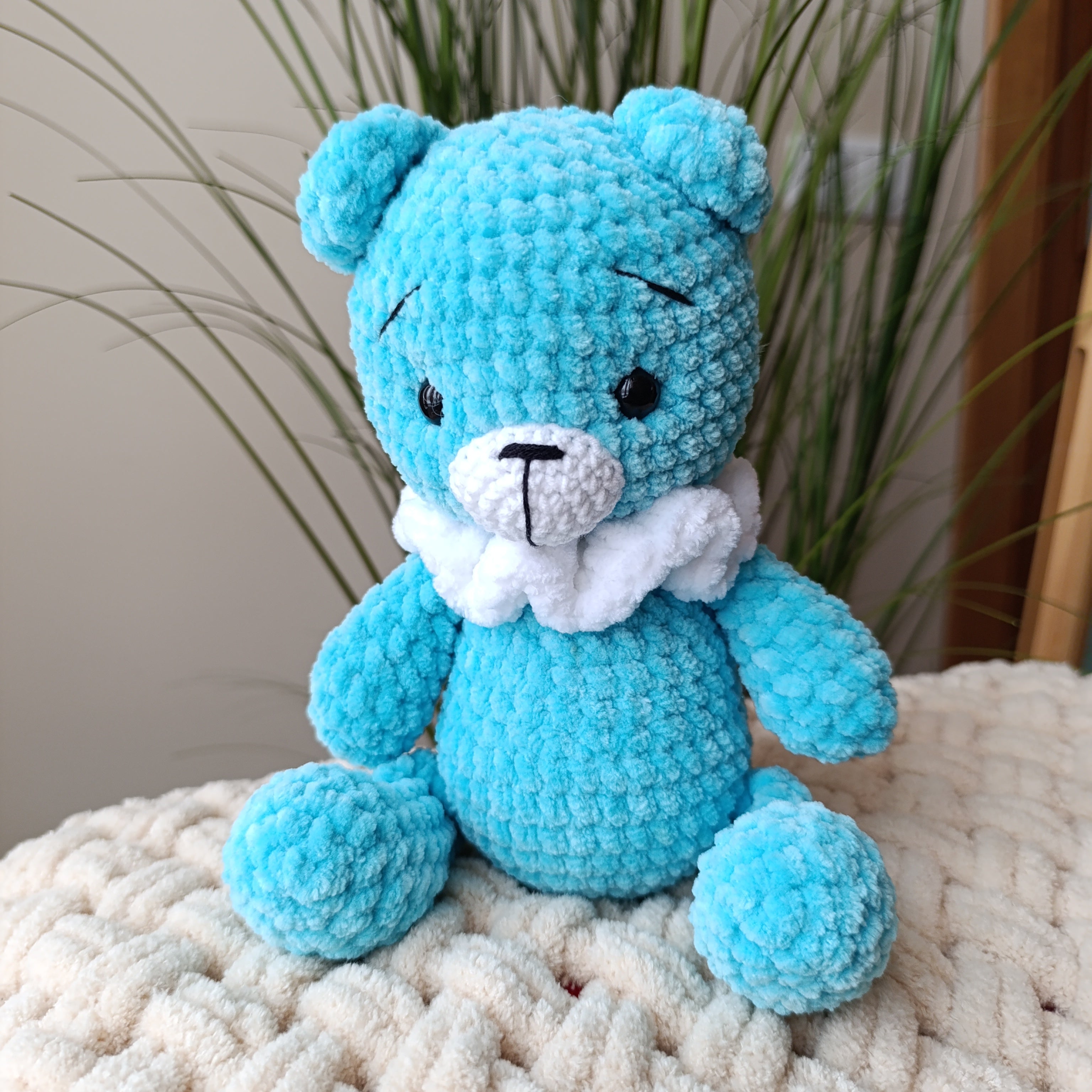 Žaisliukas meškiukas iš Himalaya Dolphin Baby siūlų